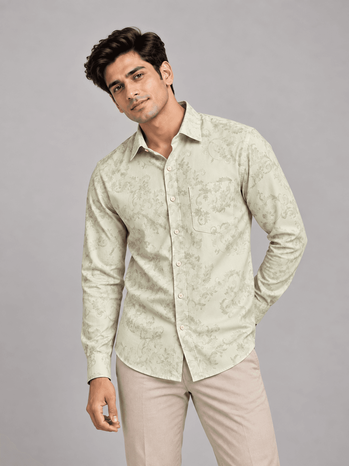 Ivory Botanical Shirt