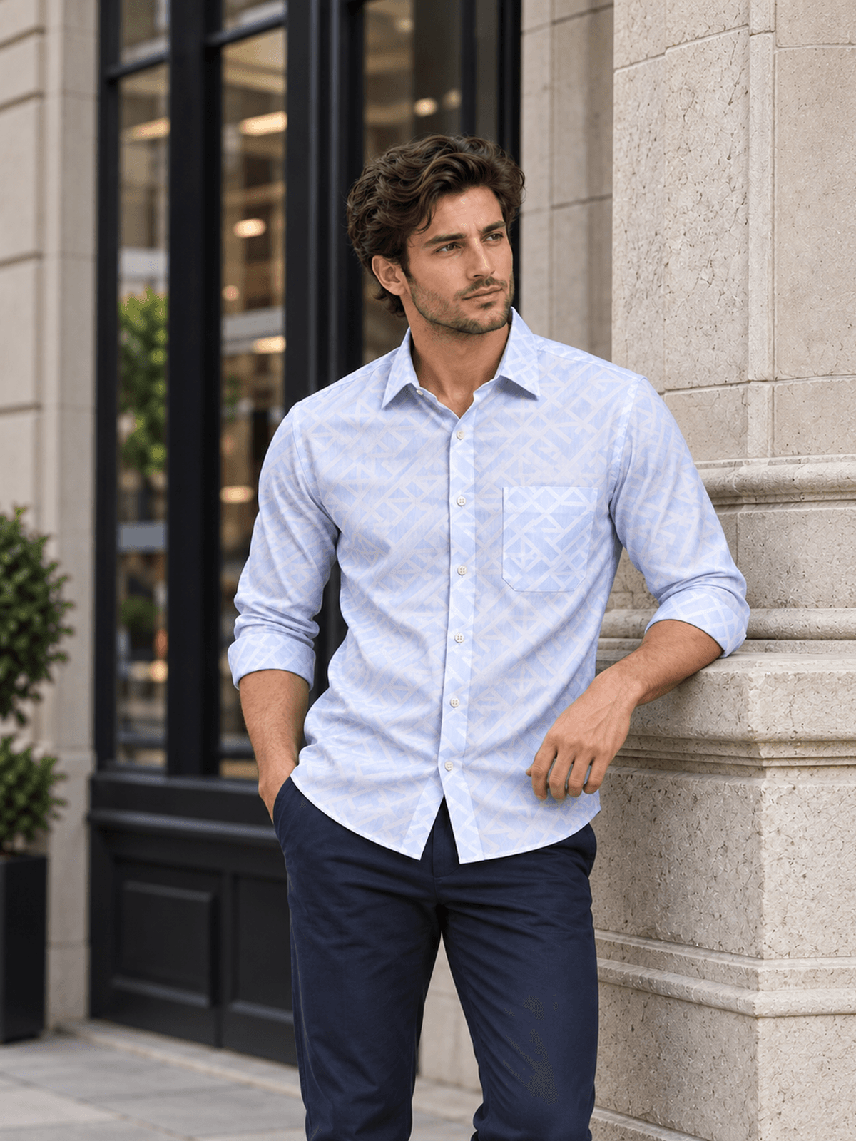 Celeste Blue Shirt