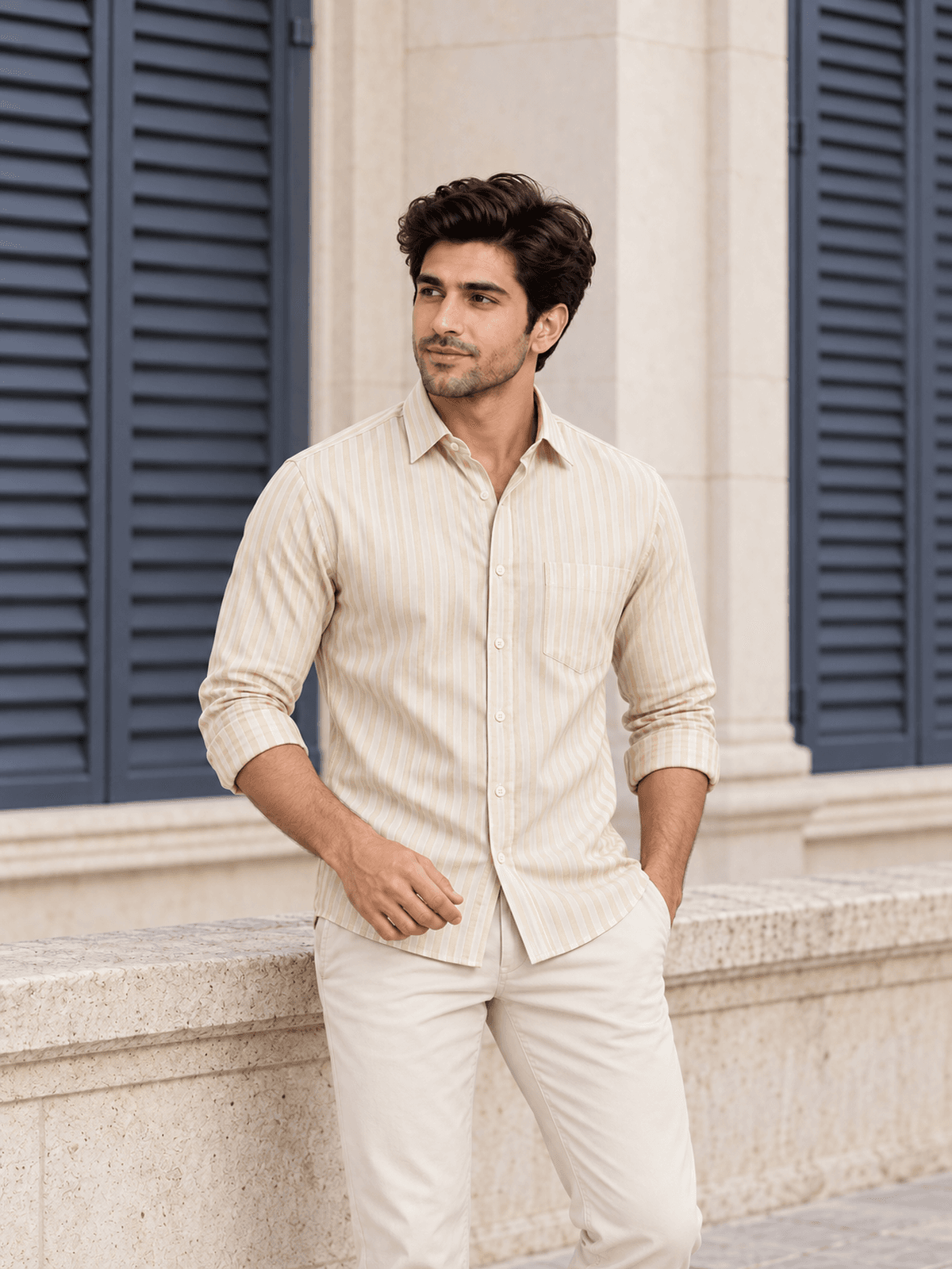 Champagne Stripe Shirt