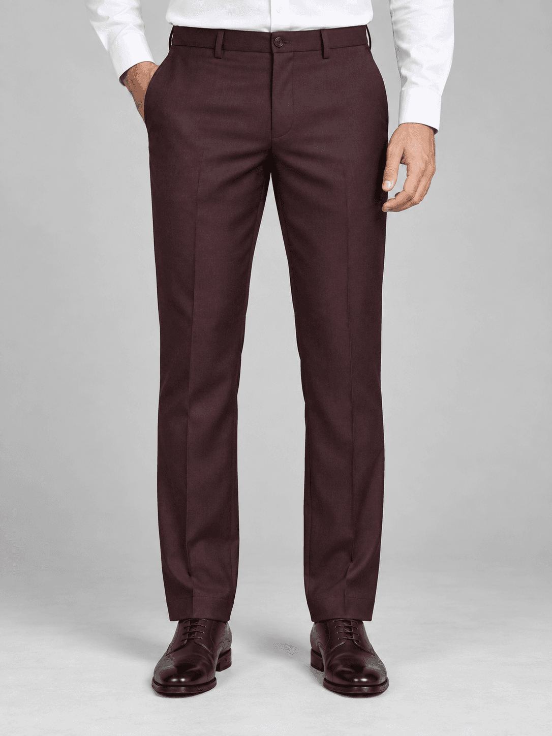 Dark Brown Formal Trousers