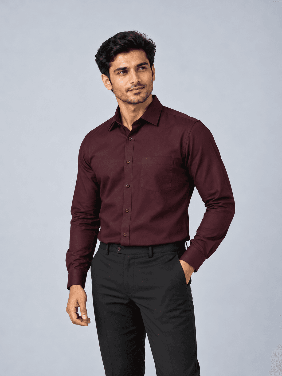 Burgundy Signature Shirt