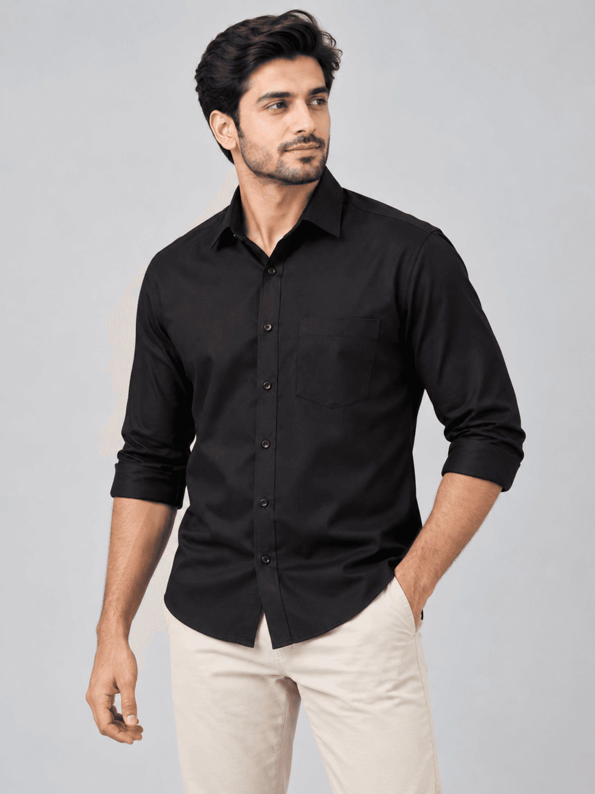 Noir Signature Black Shirt